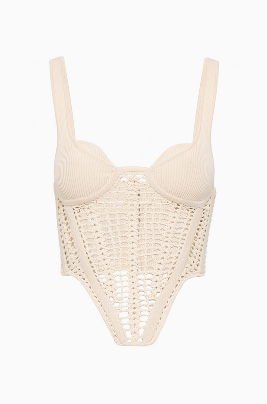 Gorset plażowy "Crème chic" PREORDER