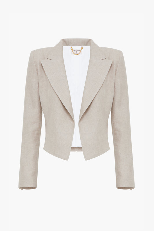 Lniana Marynarka Midi "Sablé"